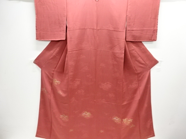 JAPANESE KIMONO / IROMUJI / UNUSED / JUKO-ORI / WOVEN ZEN GARDEN